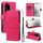 Per Honor 300 Pro / 300 Ultra Custodia in pelle con motivo in rilievo albero e gatto (rosso rosa) Per Honor 300 Pro / 300 Ultra Custodia in pelle con motivo in rilievo albero e gatto (rosso rosa)