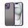 Per iPhone 15 Plus Fan Dun Series TPU Hybrid PC Custodia per telefono glassata (viola) Per iPhone 15 Plus Fan Dun Series TPU Hybrid PC Custodia per telefono glassata (viola)