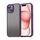 Per iPhone 15 Fan Dun Series TPU Hybrid PC Custodia per telefono glassata (viola) Per iPhone 15 Fan Dun Series TPU Hybrid PC Custodia per telefono glassata (viola)