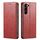 Per Samsung Galaxy S25+ 5G Fierre Shann PU Custodia in vera pelle con texture per telefono (rosso) Per Samsung Galaxy S25+ 5G Fierre Shann PU Custodia in vera pelle con texture per telefono (rosso)