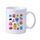 Tazza da latte in ceramica bianca semplice con stampa di mostri carini, tazza da acqua, stampa su richiesta Tazza da latte in ceramica bianca semplice con stampa di mostri carini, tazza da acqua, stampa su richiesta