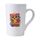 Tazza da acqua in ceramica bianca conica stampata con elfo rosso Stampa su richiesta Tazza da acqua in ceramica bianca conica stampata con elfo rosso Stampa su richiesta
