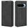Per Google Pixel 9 / 9 Pro Custodia in pelle con ventosa magnetica Retro-skin (nero)