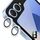 Per Samsung Galaxy Z Flip5 ENKAY Hat-Prince 9H Obiettivo della fotocamera posteriore Pellicola in vetro temperato in lega di alluminio glitterata (argento) Per Samsung Galaxy Z Flip5 ENKAY Hat-Prince 9H Obiettivo della fotocamera posteriore Pellicola in vetro temperato in lega di alluminio glitterata (argento)