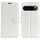Per Google Pixel 9 Pro XL Custodia per telefono in pelle con texture Litchi orizzontale con supporto (bianco)