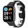 Per Redmi Watch 3 Lite Cucitura cinturino in silicone a due colori (nero bianco) Per Redmi Watch 3 Lite Cucitura cinturino in silicone a due colori (nero bianco)