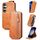 Per Samsung Galaxy S23 FE 5G Portafoglio con cerniera Custodia per telefono in pelle con vibrazione verticale (marrone) Per Samsung Galaxy S23 FE 5G Portafoglio con cerniera Custodia per telefono in pelle con vibrazione verticale (marrone)