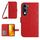 Per vivo Y04 4G / Y29s 5G Custodia in pelle con stampa a fiore di sole e cordino (rosso) Per vivo Y04 4G / Y29s 5G Custodia in pelle con stampa a fiore di sole e cordino (rosso)