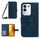 Per vivo Y29 4G Custodia per telefono in pelle con stampa a fiore di sole e cordino con motivo a flip Global Skin Feel (blu inchiostro) Per vivo Y29 4G Custodia per telefono in pelle con stampa a fiore di sole e cordino con motivo a flip Global Skin Feel (blu inchiostro)