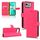 Per ASUS Zenfone 12 Ultra Skin Feel Custodia magnetica in pelle Flip (rosso rosa)