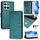 Custodia per telefono in pelle con stampa RFID Global Smile per Honor X8c 4G (verde pavone) Custodia per telefono in pelle con stampa RFID Global Smile per Honor X8c 4G (verde pavone)