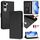 Per vivo Y29s 5G / Y04 4G Global Smile Embossing RFID Custodia in pelle per telefono (nero) Per vivo Y29s 5G / Y04 4G Global Smile Embossing RFID Custodia in pelle per telefono (nero)