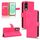 Per Samsung Galaxy S25 Edge 5G Custodia in pelle magnetica con chiusura magnetica (rosso rosa) Per Samsung Galaxy S25 Edge 5G Custodia in pelle magnetica con chiusura magnetica (rosso rosa)