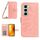 Per Infinix Hot 50 Pro 4G Custodia in pelle con stampa a fiore di sole e cordino (rosa) Per Infinix Hot 50 Pro 4G Custodia in pelle con stampa a fiore di sole e cordino (rosa)