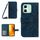 Custodia a libro in pelle con stampa a fiore di sole per Infinix Hot 50i 4G con cordino (blu inchiostro) Custodia a libro in pelle con stampa a fiore di sole per Infinix Hot 50i 4G con cordino (blu inchiostro)