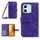 Custodia a libro in pelle con stampa a fiore di sole per Infinix Hot 50i 4G con cordino (viola scuro) Custodia a libro in pelle con stampa a fiore di sole per Infinix Hot 50i 4G con cordino (viola scuro)