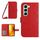 Per Infinix Hot 50 5G Custodia in pelle con stampa a fiore di sole e cordino (rosso) Per Infinix Hot 50 5G Custodia in pelle con stampa a fiore di sole e cordino (rosso)