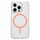 Per iPhone 15 Pro Max Custodia per telefono MagSafe sottile in PC trasparente (arancione) Per iPhone 15 Pro Max Custodia per telefono MagSafe sottile in PC trasparente (arancione)