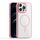 Per iPhone 12 Pro Max Star Shield Thin Circle MagSafe Custodia per telefono (rosa) Per iPhone 12 Pro Max Star Shield Thin Circle MagSafe Custodia per telefono (rosa)