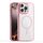 Per iPhone 16 Pro Max Star Shield Thin Circle MagSafe Custodia per telefono (rosa) Per iPhone 16 Pro Max Star Shield Thin Circle MagSafe Custodia per telefono (rosa)