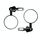 2 pezzi/set specchietto retrovisore per moto modificato retrò pieghevole rotondo e-bike universale specchio retrovisore riflettore, stile: piatto 2 pezzi/set specchietto retrovisore per moto modificato retrò pieghevole rotondo e-bike universale specchio retrovisore riflettore, stile: piatto