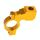 Supporto per specchietto retrovisore modificato per motocicletta, morsetto per riflettore per montaggio su specchietto per bici elettrica (oro) Supporto per specchietto retrovisore modificato per motocicletta, morsetto per riflettore per montaggio su specchietto per bici elettrica (oro)