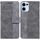 Per OPPO Reno13 Global Custodia per telefono in pelle con motivo geometrico in rilievo (grigio) Per OPPO Reno13 Global Custodia per telefono in pelle con motivo geometrico in rilievo (grigio)