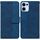 Per OPPO Reno13 Global Custodia per telefono in pelle con motivo geometrico in rilievo (blu) Per OPPO Reno13 Global Custodia per telefono in pelle con motivo geometrico in rilievo (blu)