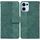 Per OPPO Reno13 Global Custodia per telefono in pelle con motivo geometrico in rilievo (verde) Per OPPO Reno13 Global Custodia per telefono in pelle con motivo geometrico in rilievo (verde)