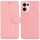 Per OPPO Reno13 Pro Custodia per telefono in pelle Flip Global Skin Feel Pure Color (rosa)