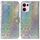 Per OPPO Reno13 Pro Global Custodia per telefono in pelle con fibbia magnetica colorata (argento)