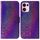 Per OPPO Reno13 Pro Global Custodia per telefono in pelle con fibbia magnetica colorata (viola)