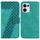 Per OPPO Reno13 Pro Custodia per telefono in pelle goffrata a sette forme globali (verde) Per OPPO Reno13 Pro Custodia per telefono in pelle goffrata a sette forme globali (verde)