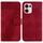 Per OPPO Reno13 Pro Custodia per telefono in pelle goffrata a sette forme globali (rosso) Per OPPO Reno13 Pro Custodia per telefono in pelle goffrata a sette forme globali (rosso)
