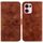 Per OPPO Reno13 Pro Global Lily Custodia in pelle goffrata per telefono (marrone) Per OPPO Reno13 Pro Global Lily Custodia in pelle goffrata per telefono (marrone)