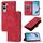 Per vivo Y29S 5G / Y04 5G Custodia per telefono in pelle goffrata Global Skin Feel (rosso) Per vivo Y29S 5G / Y04 5G Custodia per telefono in pelle goffrata Global Skin Feel (rosso)