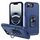 Per iPhone 16e Pioneer Armor Custodia per telefono PC + TPU resistente con supporto (blu) Per iPhone 16e Pioneer Armor Custodia per telefono PC + TPU resistente con supporto (blu)