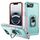 Per iPhone 16e Pioneer Armor Custodia per telefono in PC + TPU resistente con supporto (verde + rosa) Per iPhone 16e Pioneer Armor Custodia per telefono in PC + TPU resistente con supporto (verde + rosa)