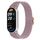 Per Xiaomi Smart Band 9/9 NFC cinturino in nylon elastico intrecciato con fibbia scorrevole (viola chiaro) Per Xiaomi Smart Band 9/9 NFC cinturino in nylon elastico intrecciato con fibbia scorrevole (viola chiaro)