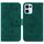 Per OPPO Reno13 Global Butterfly Rose Custodia in pelle goffrata (verde)
