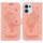 Per OPPO Reno13 Global Butterfly Rose Custodia in pelle goffrata per telefono (rosa)