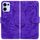 Per OPPO Reno13 Custodia per telefono in pelle con motivo a rilievo tigre globale (viola) Per OPPO Reno13 Custodia per telefono in pelle con motivo a rilievo tigre globale (viola)