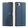 Per iPhone 16e Voltage Custodia ultrasottile in pelle a pois (blu)