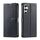 Per Samsung Galaxy S25 5G Voltage Custodia per telefono in pelle ultra sottile a pois (nera)