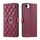 Per iPhone 16e Custodia per telefono in pelle con fibbia ad anello rombica (rosso) Per iPhone 16e Custodia per telefono in pelle con fibbia ad anello rombica (rosso)