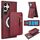 Per Samsung Galaxy S24 Ultra 5G Custodia per telefono con cerniera e supporto posteriore in pelle MagSafe (rosso) Per Samsung Galaxy S24 Ultra 5G Custodia per telefono con cerniera e supporto posteriore in pelle MagSafe (rosso)