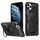 Per iPhone 11 Pro Max Custodia per telefono con supporto MagSafe satinato (nero) Per iPhone 11 Pro Max Custodia per telefono con supporto MagSafe satinato (nero)