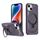 Per iPhone 14 Plus Custodia per telefono con supporto MagSafe satinato (viola) Per iPhone 14 Plus Custodia per telefono con supporto MagSafe satinato (viola)