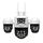 SriHome SH069 Telecamera di sicurezza HD con quadruplo obiettivo e zoom digitale 3X da 8 MP, spina: spina USA SriHome SH069 Telecamera di sicurezza HD con quadruplo obiettivo e zoom digitale 3X da 8 MP, spina: spina USA