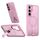 Per Samsung Galaxy S24 FE 5G Star Shine Series TPU + PC MagSafe Custodia per telefono con supporto pieghevole (rosa) Per Samsung Galaxy S24 FE 5G Star Shine Series TPU + PC MagSafe Custodia per telefono con supporto pieghevole (rosa)